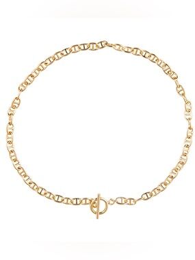 NWT Sahira Jewelry Gold Taylor Toggle Chain Necklace